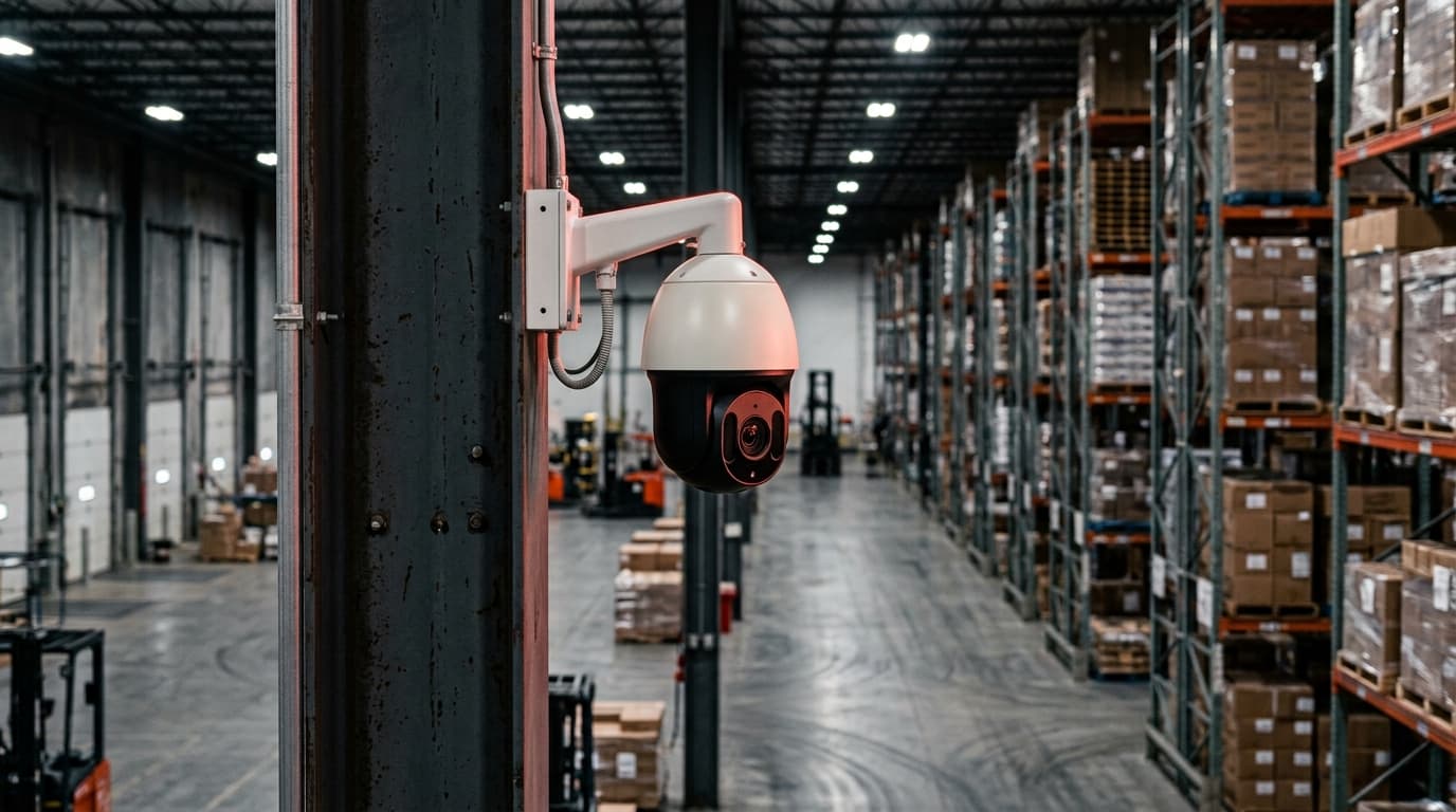 Warehouse Surveillance & Cabling — Warehousing & Logistics